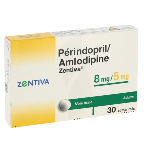 Perindopril/amlodipine Zentiva 8 Mg/5 Mg, Comprimé