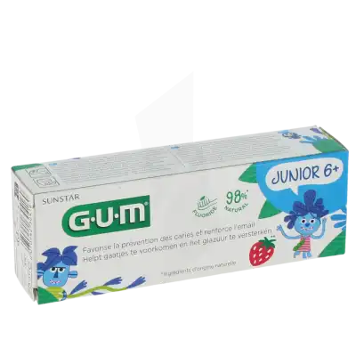 Gum Junior Dentifrice, Tube 50 Ml à Gourbeyre