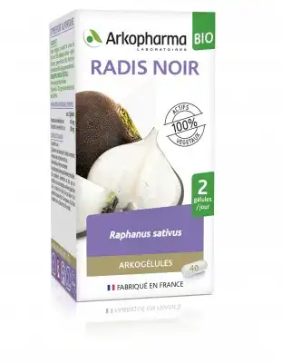 Arkogélules Radis Noir Bio Gélules Fl/40 à MONTPEZAT-SOUS-BAUZON