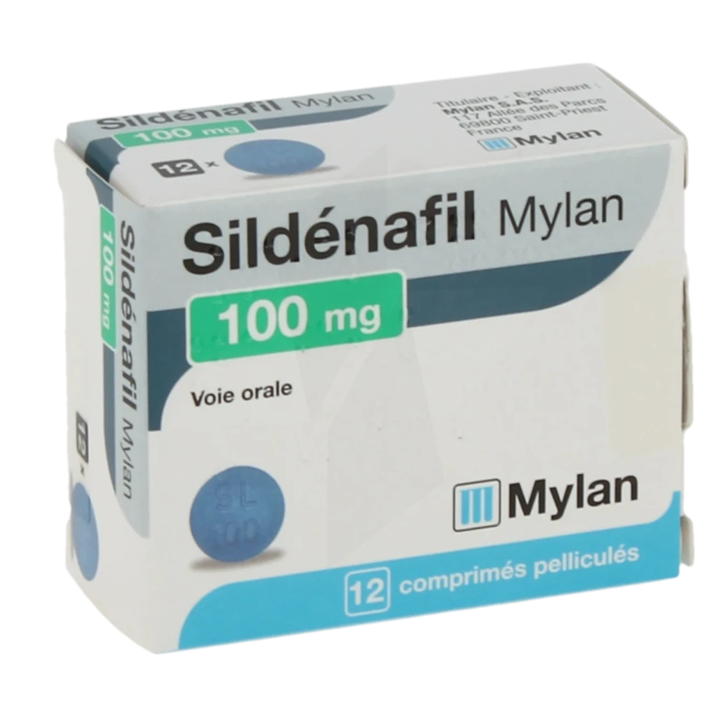 Sildenafil Viatris 100 Mg, Comprimé Pelliculé