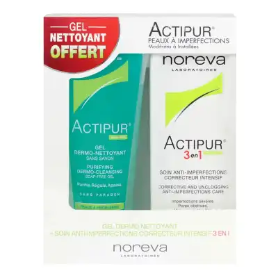Noreva Actipur Crème 3 en 1 T/30ml + Gel 100ml