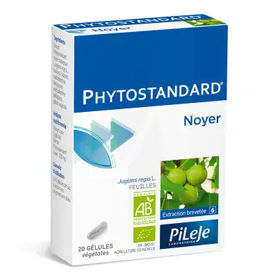 Pileje Phytostandard - Noyer  20 Gélules Végétales à LE LAVANDOU