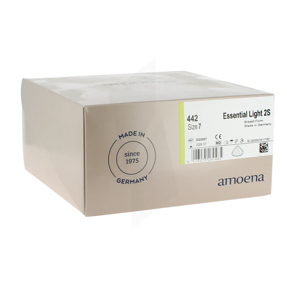 Amoena Essential Light 2s Prothèse Mammaire Clair T7