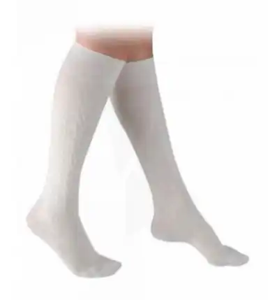 Venoflex Fast 2 Chaussette Laine Femme Torsades Ecru Taille 3l