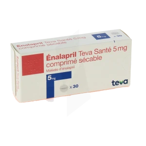 Enalapril Teva Sante 5 Mg, Comprimé Sécable