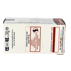 Irbesartan/hydrochlorothiazide Biogaran 300 Mg/12,5 Mg, Comprimé Pelliculé