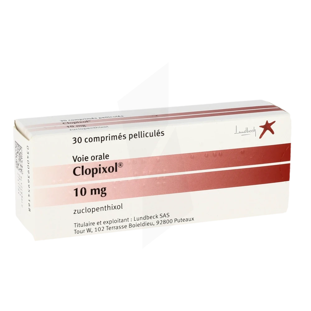 Clopixol 10 Mg, Comprimé Pelliculé