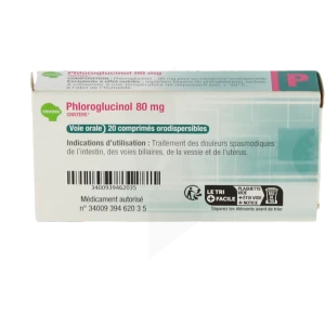 Phloroglucinol Cristers 80 Mg, Comprimé Orodispersible