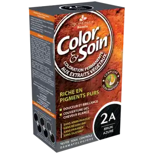 Acheter COLOR&SOIN Kit coloration permanente 2A brun azuré à NOYON