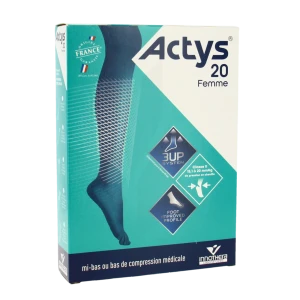 Actys 20 Mi-bas Pf Femme Beige T2n