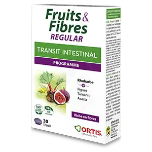 Ortis Fruits & Fibres Regular Comprimés B/15 à MONSWILLER