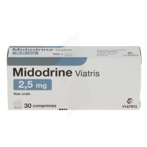 Midodrine Viatris 2,5 Mg, Comprimé