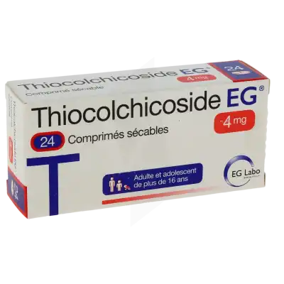 THIOCOLCHICOSIDE EG 4 mg, comprimé sécable