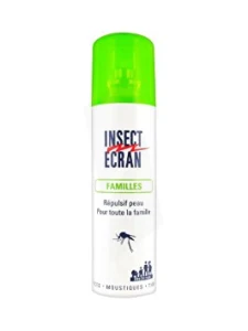 Insect Ecran Famille Lot Répulsif Peau Spray/100ml