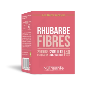 Nutrisanté Nutrisentiels Bio Rhubarbe Gélules B/45