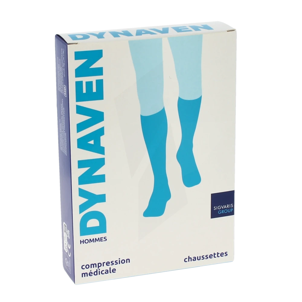 Dynaven Fin Chaussettes  Homme Classe 2 Noir X Large Normal-