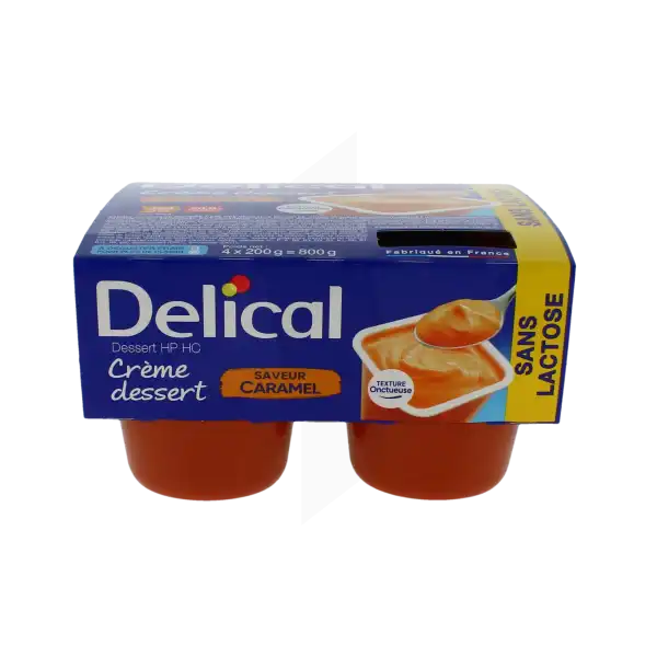 Delical Cr Dess Ss Lact Nutrim Caramel 4/200g