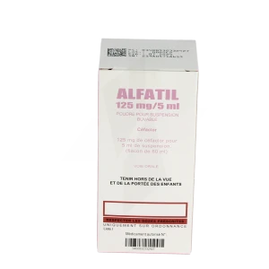 Alfatil 125 Mg/5 Ml, Poudre Pour Suspension Buvable