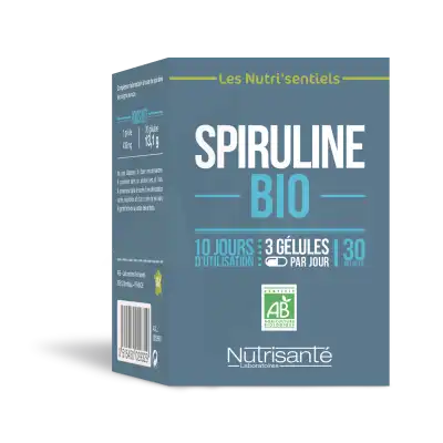 Nutrisanté Nutrisentiels Bio Spiruline Comprimés B/30 à Paris
