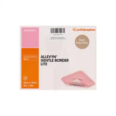 Allevyn Gentle Border Lite, 10 Cm X 10 Cm , Bt 10 à Auterive