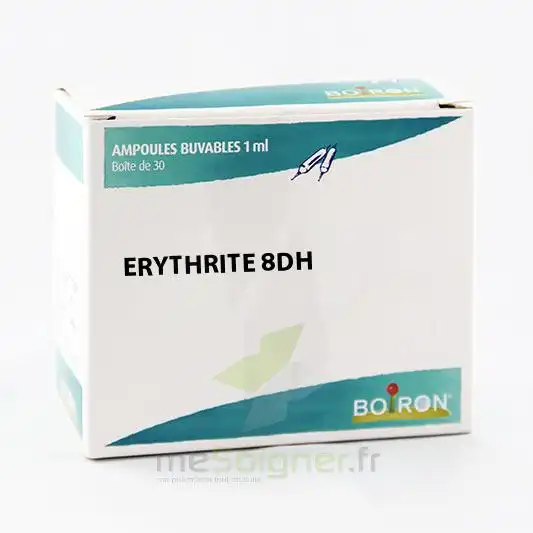 Boiron Erythrite 8dh Solution Buvable En Ampoules Boîte De 30 Ampoules