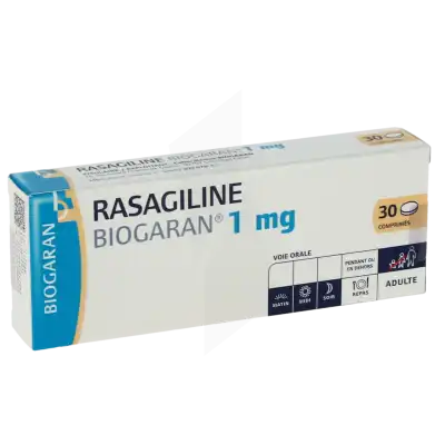 Rasagiline Biogaran 1 Mg, Comprimé à LE LAVANDOU