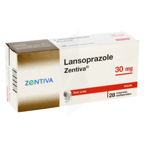 Lansoprazole Zentiva 30 Mg, Comprimé Orodispersible