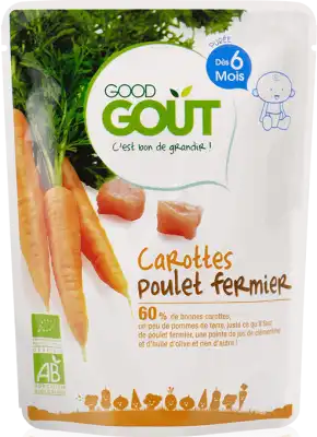 Good Goût Alimentation Infantile Carottes Poulet Sachet/190g à ALBERTVILLE