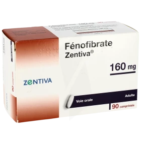 Fenofibrate Zentiva 160 Mg, Comprimé