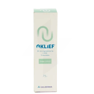 Aklief 50 Microgrammes/g, Crème