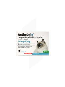 Anthelmin Comprimes Pellicules Pour Chats, Comprimé Pelliculé