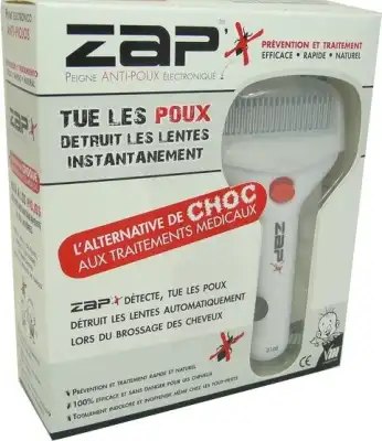 Zap'X Peigne anti-poux électronique