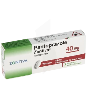 Pantoprazole Zentiva 40 Mg, Comprimé Gastro-résistant