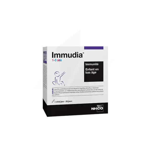 Nhco Nutrition Immudia 1-3 Ans 28 Sticks