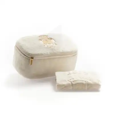 Santa Maria Novella Terry Cloth Beauty Case Ivory à Bondues