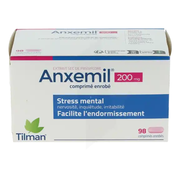 Anxemil 200 Mg, Comprimé Enrobé