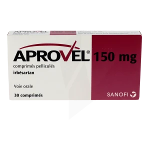 Aprovel 150 Mg, Comprimé Pelliculé