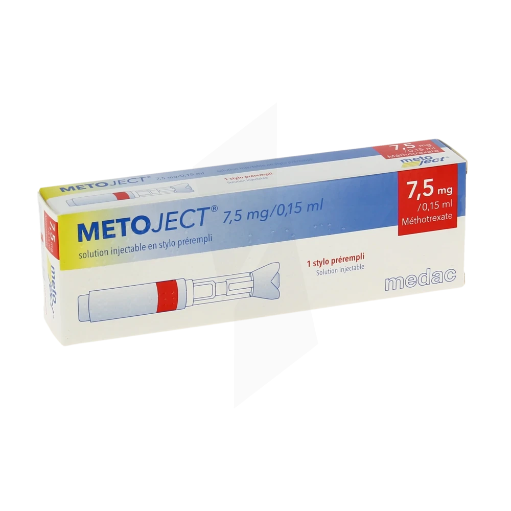 Metoject 7,5 Mg/0,15 Ml, Solution Injectable En Stylo Prérempli