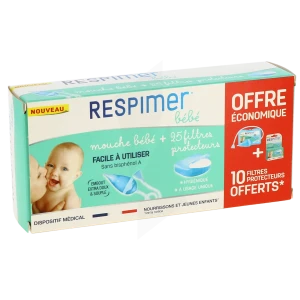 Respimer Combo Mouche-bébé + Recharges Filtre