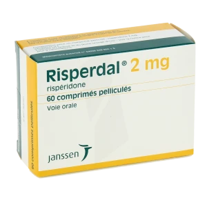 Risperdal 2 Mg, Comprimé Pelliculé