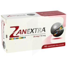 Zanextra 20 Mg/10 Mg, Comprimé Pelliculé