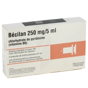 Becilan 250 Mg/5 Ml, Solution Injectable 5amp/5ml