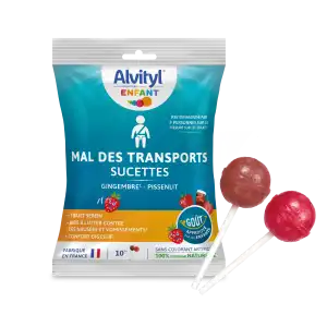 Alvityl Enfant Sucette Mal Des Transports Cola Fraise Sachet/10 à Casteljaloux