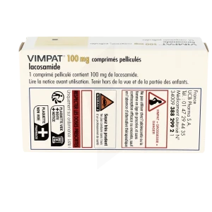 Vimpat 100 Mg, Comprimé Pelliculé