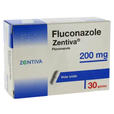 FLUCONAZOLE ZENTIVA 200 mg, gélule