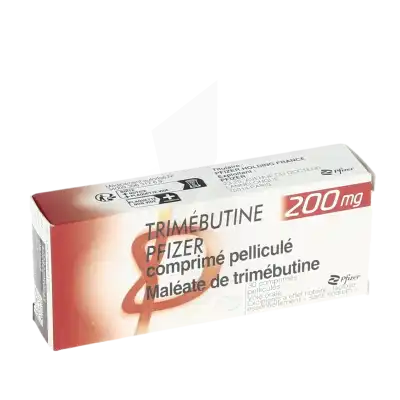 Trimebutine Pfizer 200 Mg, Comprimé Pelliculé à Angers