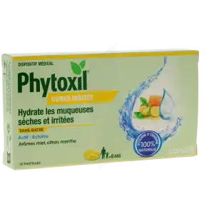 Acheter PHYTOXIL MAL DE GORGE Pastilles miel citron Boîte de 16 à Talange