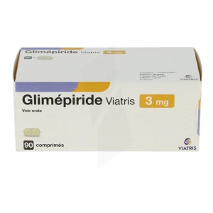 Glimepiride Viatris 3 Mg, Comprimé