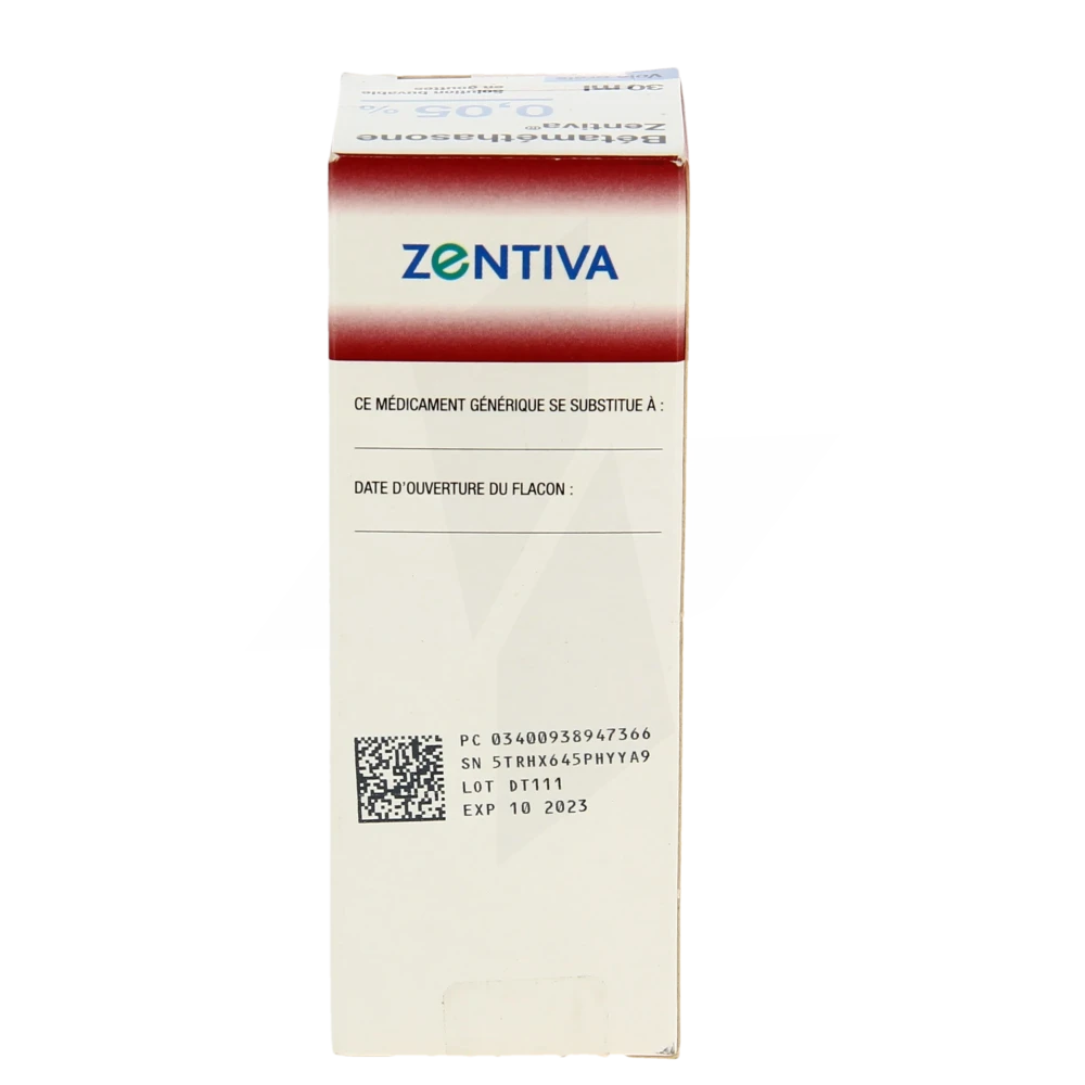 Pharmacie Du Canton - Médicament Betamethasone Zentiva 0,05 ...