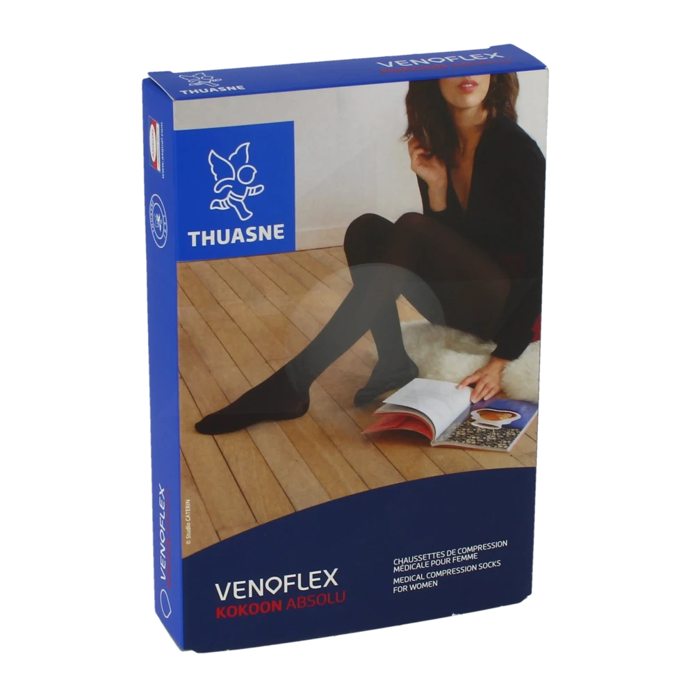 Venoflex Kokoon Absolu 2 Chaussette Femme Beige Naturel Taille 0n